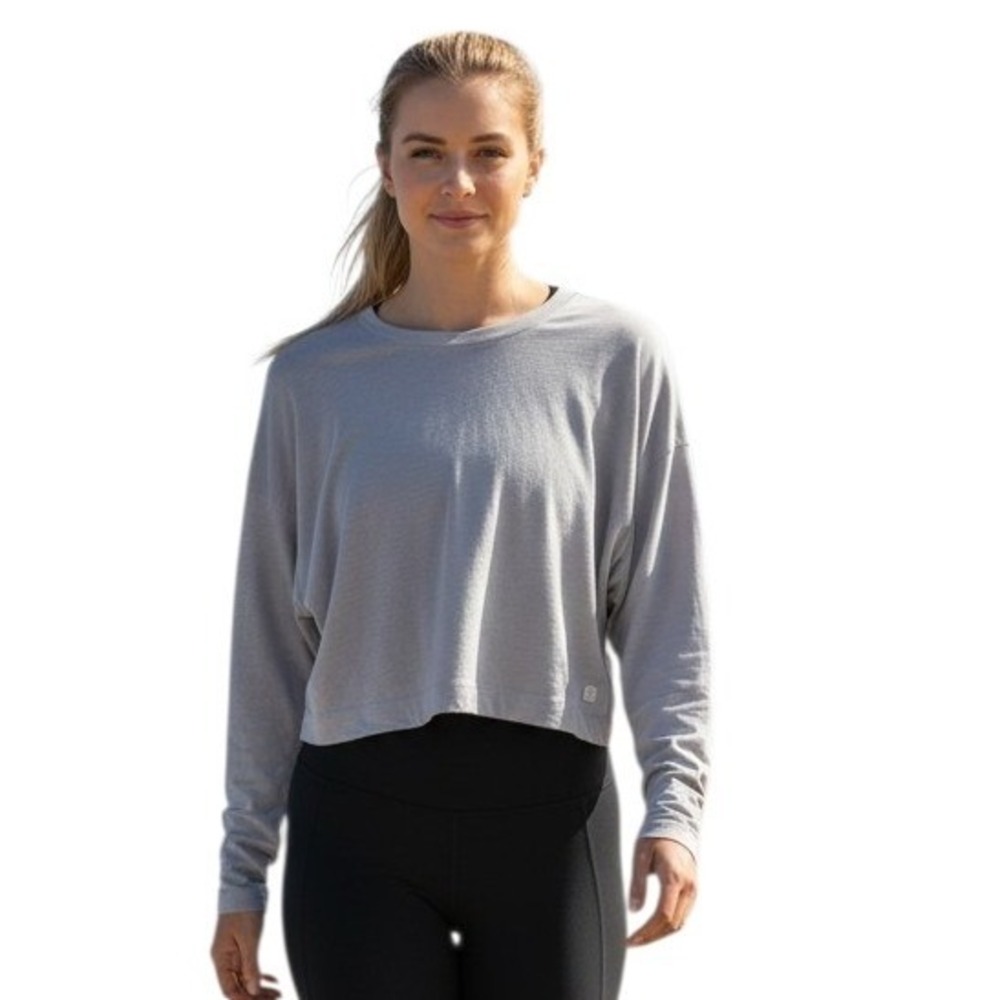 Vuori Slub Women's size XL Lightweight Preppy Sporty Running Running Sweatshirt